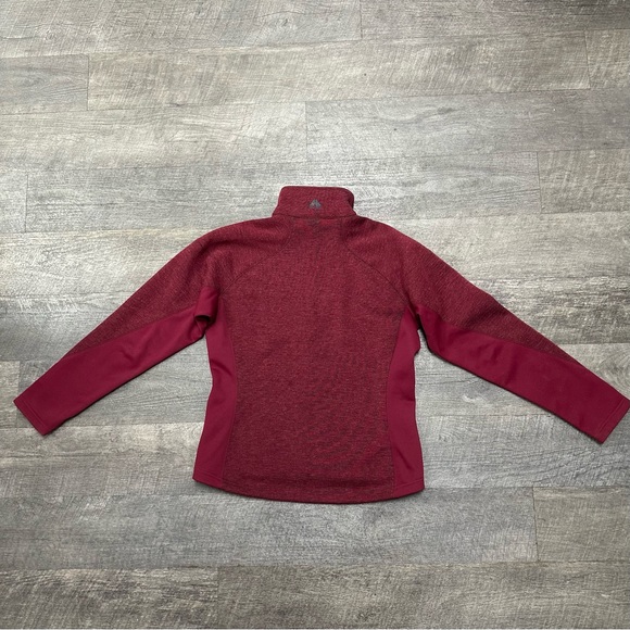 Nike ACG Y2K Women’s Burgundy Full Zip Fleece Jacket Size Medium - Picture 6 of 10